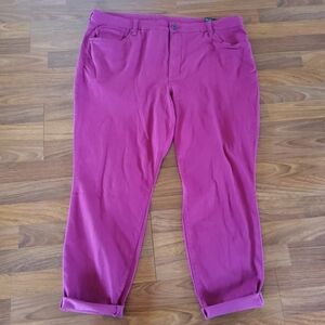 Kut From The Kloth High Rise Ankle Skinny Fusha Jeans 24W NWT